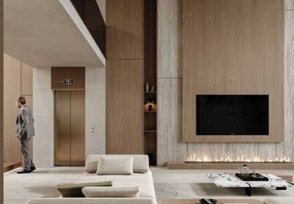 High ceiling living space, up to 3.2m