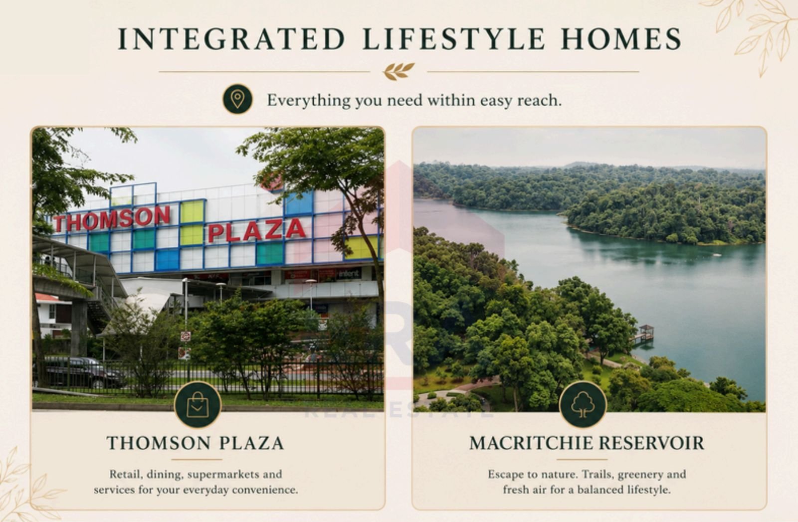 Integrated lifestyle homes — Thomson Plaza and MacRitchie Reservoir